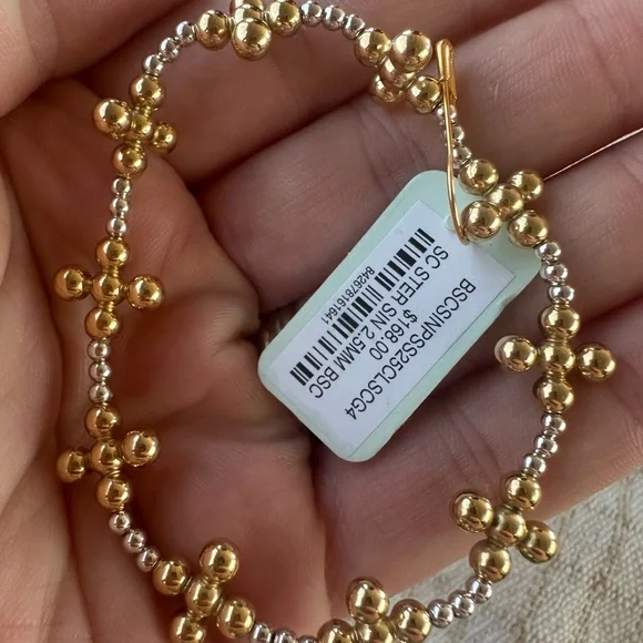 Enewton Gold and Silver Beaded Bracelet - Picture 5 of 6